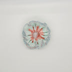 Bubble Cream - Ruffle Blue & Pink Scrunchie