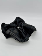 Elegance – All Black Silk-Style Scrunchie