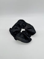 Elegance – All Black Silk-Style Scrunchie